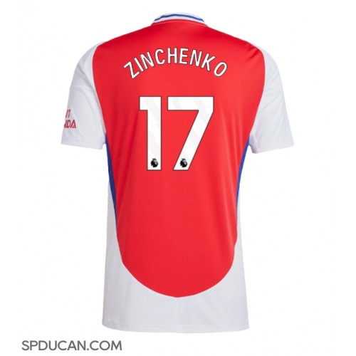 Muški Nogometni Dres Arsenal Oleksandr Zinchenko #17 Domaci 2024-25 Kratak Rukav